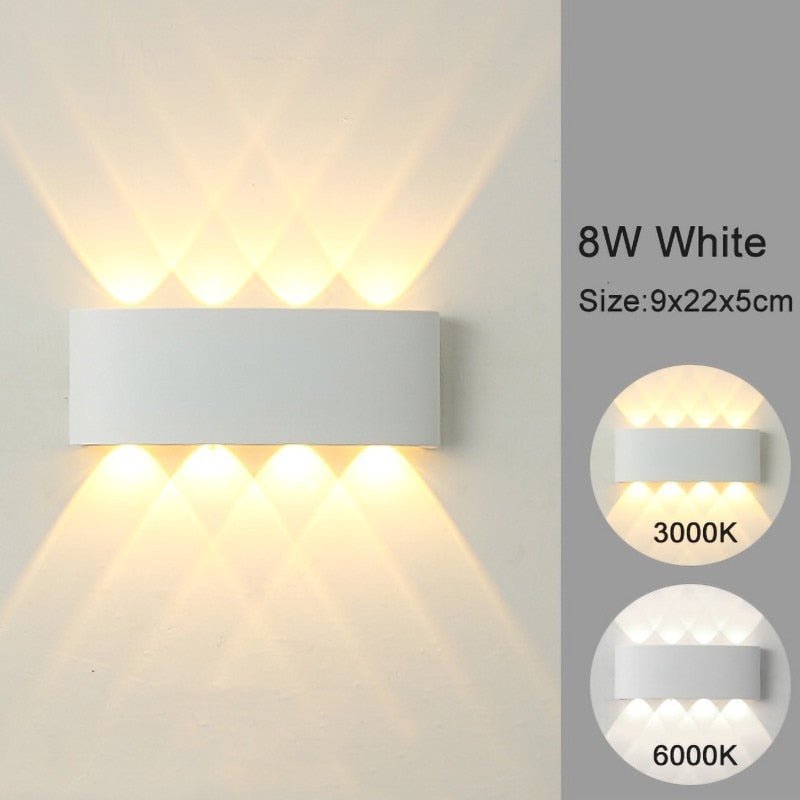 Modern White LED Wall Lights for Living Areas - Casatrail.com