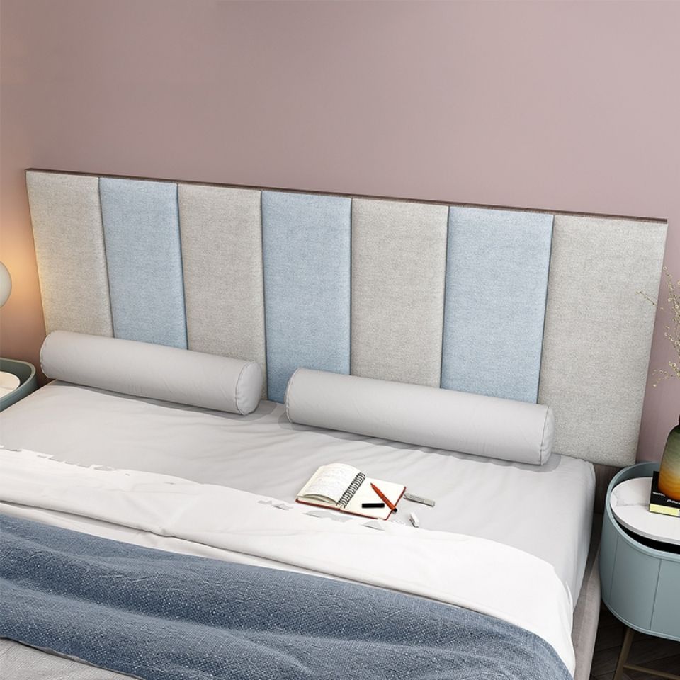 Modern Wood Wall Panels with Self - Adhesive Headboard Decoration - Casatrail.com