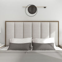 Thumbnail for Modern Wood Wall Panels with Self - Adhesive Headboard Decoration - Casatrail.com