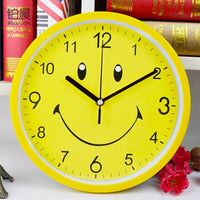 Thumbnail for Modern Yellow Smiley Face Wall Clock for Kids Room - Casatrail.com