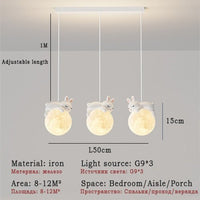 Thumbnail for Moon LED Pendant Lights for Bedroom - Casatrail.com