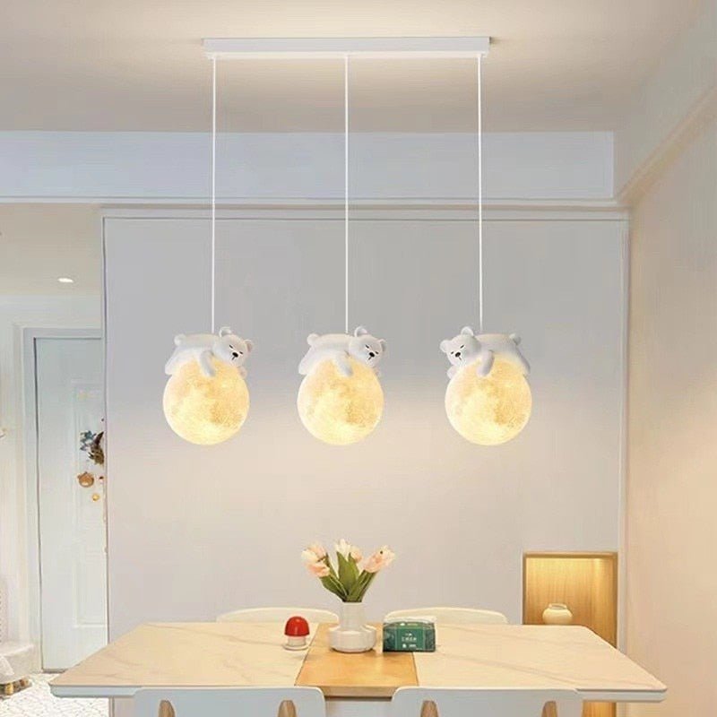 Moon LED Pendant Lights for Bedroom - Casatrail.com