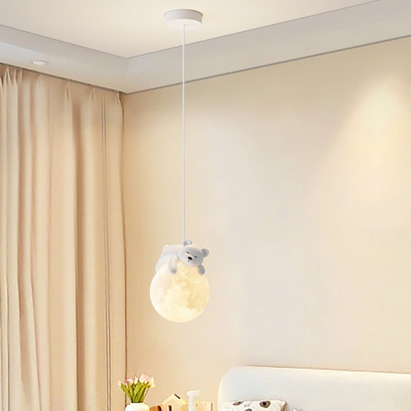 Moon LED Pendant Lights for Bedroom - Casatrail.com