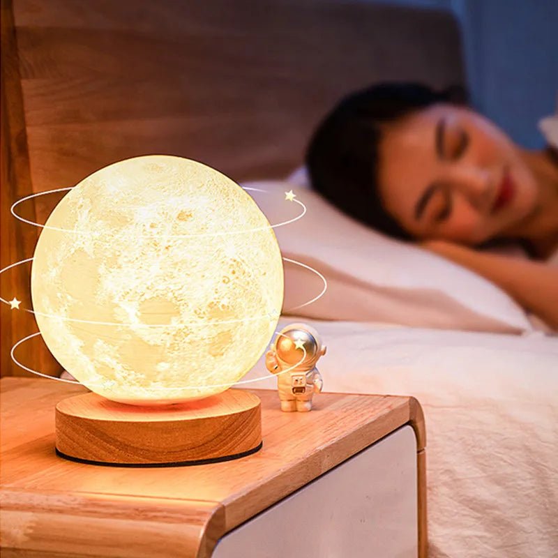 Moon Night Lamp 360° Rotating Lunar Light - Casatrail.com