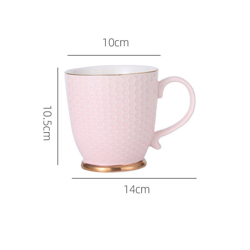 Morandi Ceramic Flower Tea Coffee Mug - Casatrail.com