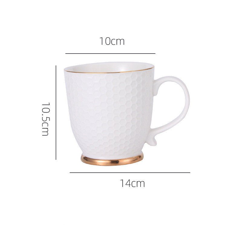 Morandi Ceramic Flower Tea Coffee Mug - Casatrail.com