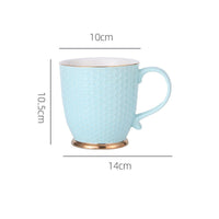 Thumbnail for Morandi Ceramic Flower Tea Coffee Mug - Casatrail.com