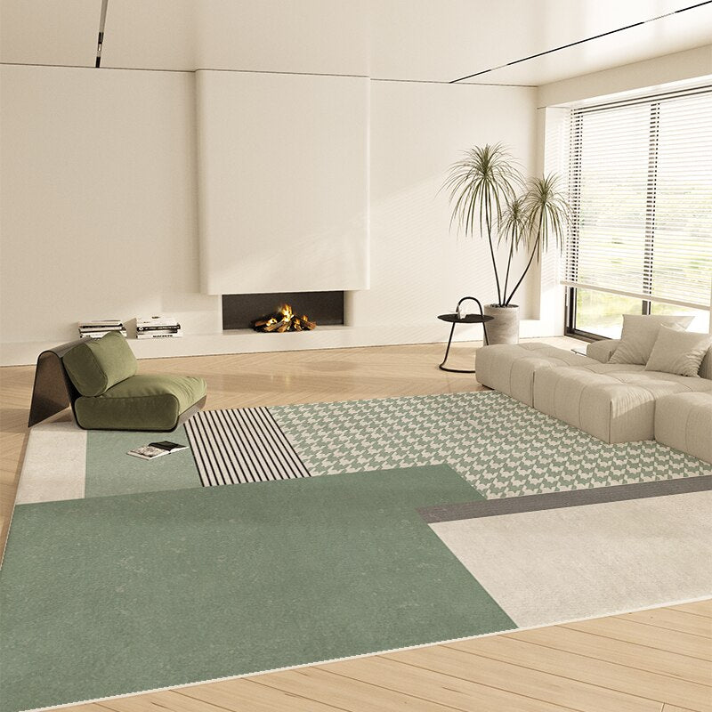 Morandi Thickened Faux Cashmere Carpets for Living Room - Casatrail.com