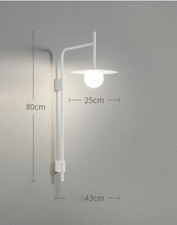 Movable Arm LED Wall Lamps for Bedroom - Casatrail.com