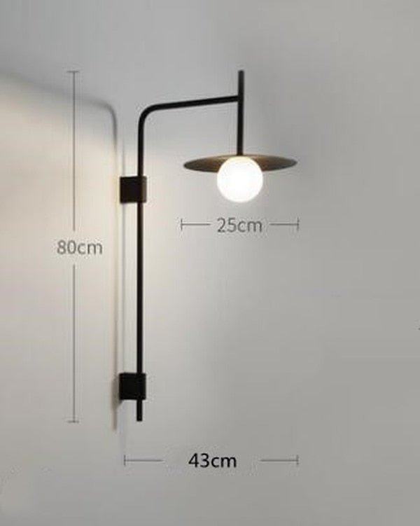 Movable Arm LED Wall Lamps for Bedroom - Casatrail.com