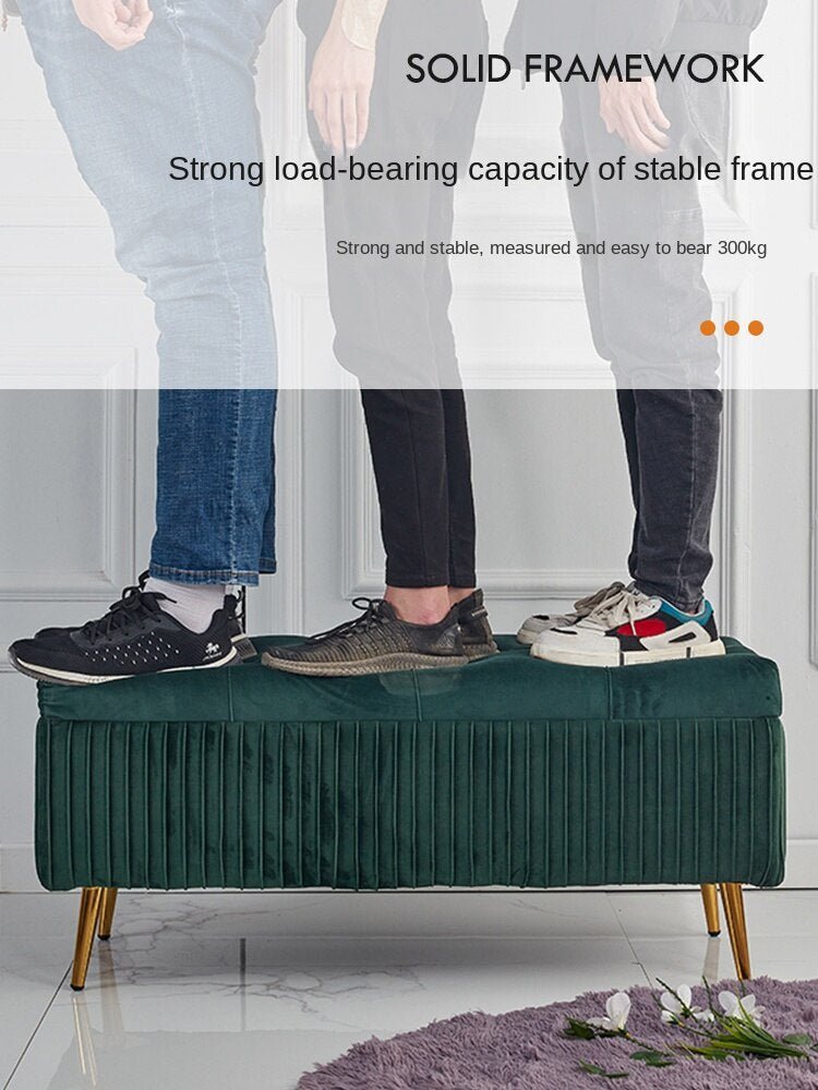 Multi - function Rectangle Storage Stool - Casatrail.com