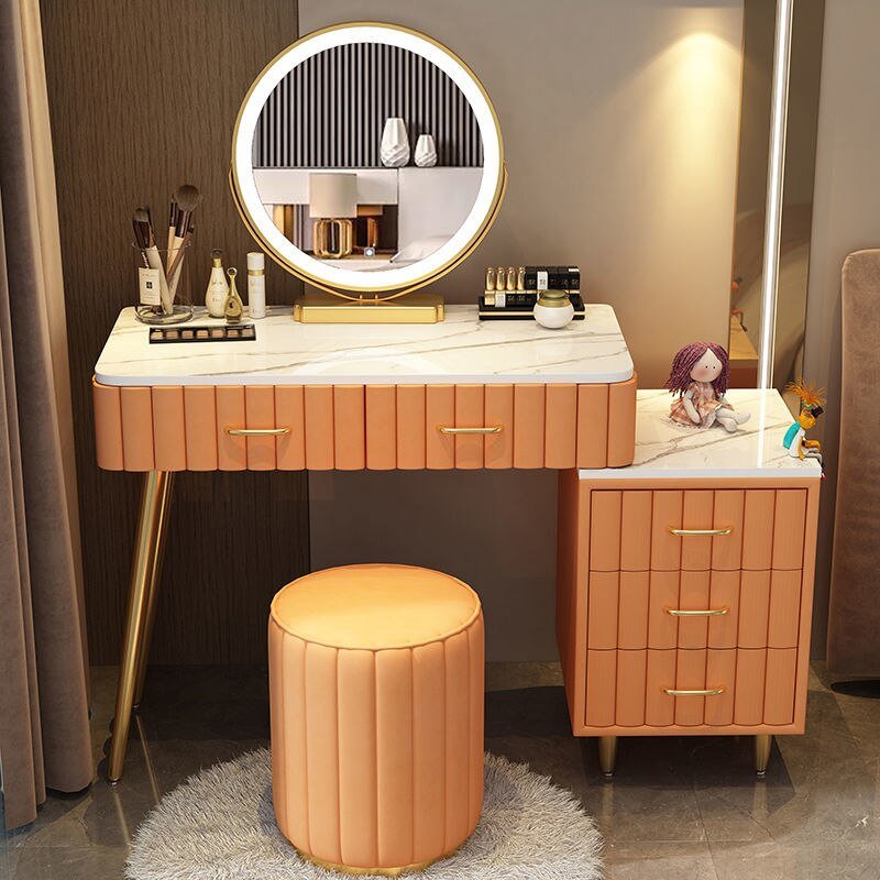 Multi - functional Dressing Table with LED Mirror - Casatrail.com