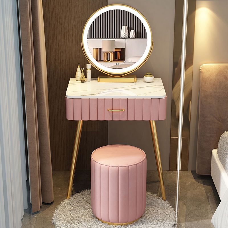 Multi - functional Dressing Table with LED Mirror - Casatrail.com