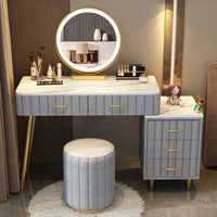 Thumbnail for Multi - functional Dressing Table with LED Mirror - Casatrail.com