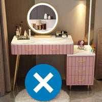 Thumbnail for Multi - functional Dressing Table with LED Mirror - Casatrail.com