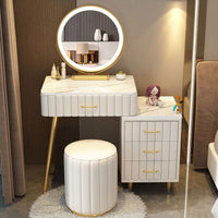 Thumbnail for Multi - functional Dressing Table with LED Mirror - Casatrail.com