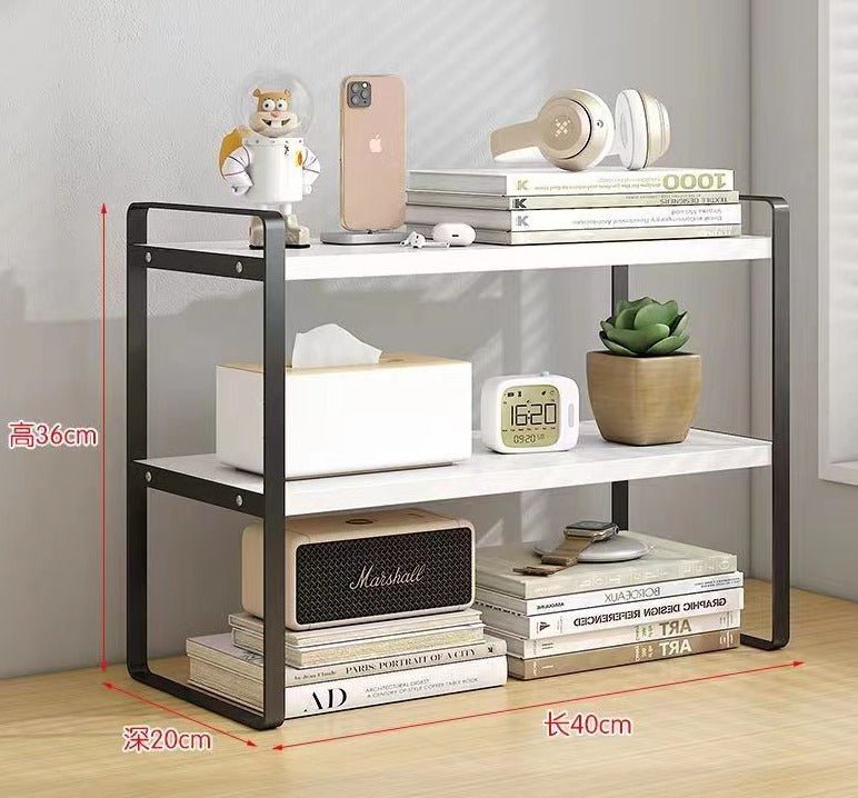 Multi - layer Bookshelf for Office and Kitchen Items - Casatrail.com