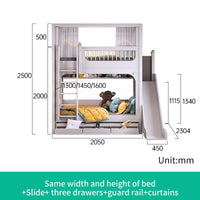 Thumbnail for Multifunctional Kid Bunk Bed With Safety Fence - Casatrail.com