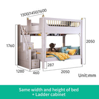 Thumbnail for Multifunctional Kid Bunk Bed With Safety Fence - Casatrail.com