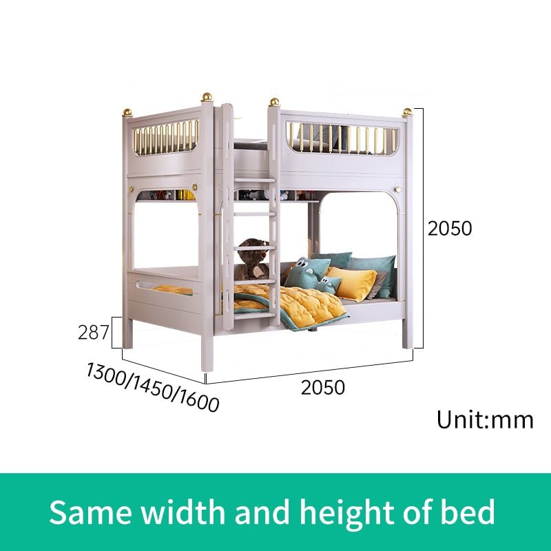 Multifunctional Kid Bunk Bed With Safety Fence - Casatrail.com