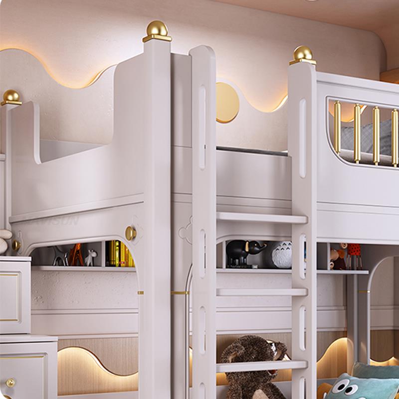 Multifunctional Kid Bunk Bed With Safety Fence - Casatrail.com