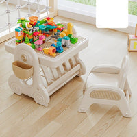 Thumbnail for Multifunctional Kids Study Desk with Stable Table and Chair - Casatrail.com