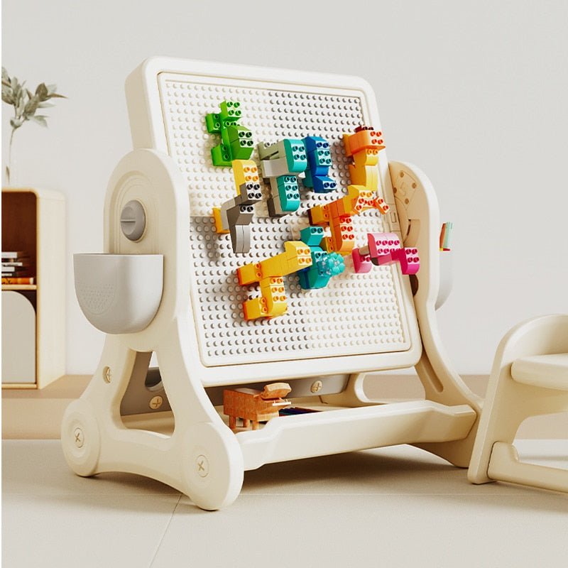 Multifunctional Kids Study Desk with Stable Table and Chair - Casatrail.com