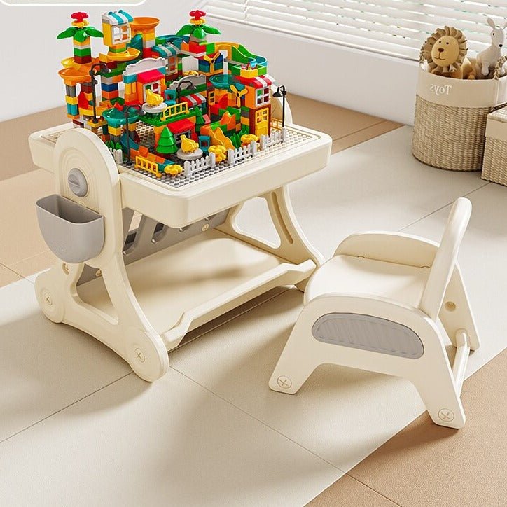 Multifunctional Kids Study Desk with Stable Table and Chair - Casatrail.com