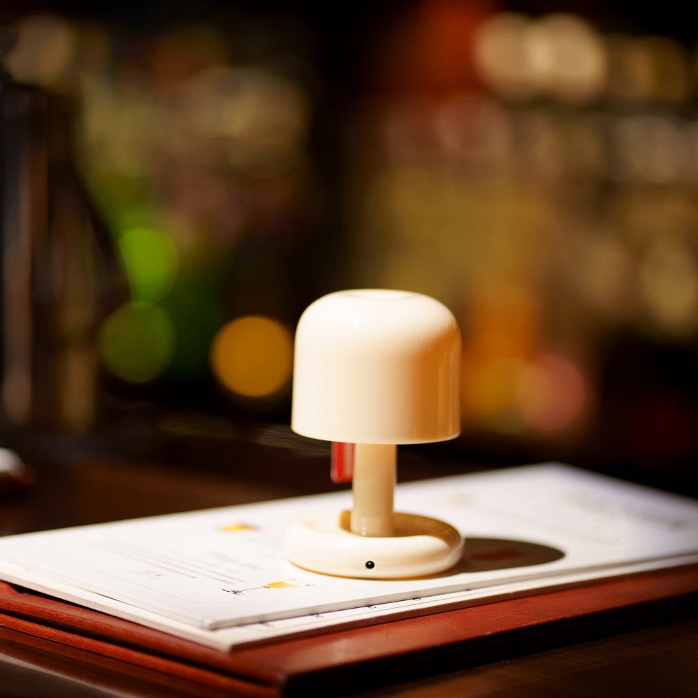 Mushroom Table Lamp with LED Light - Casatrail.com