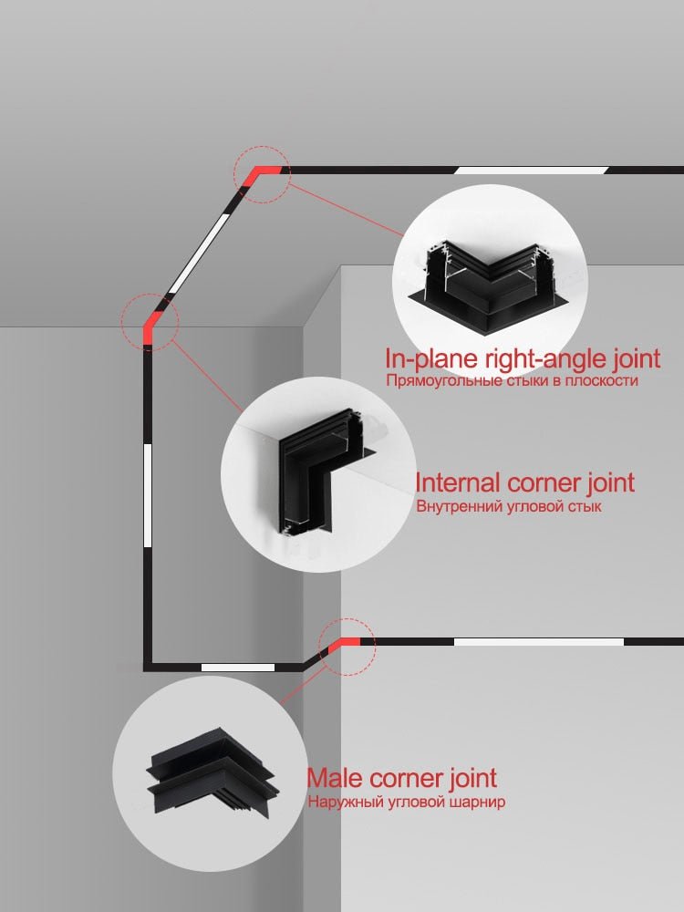 N1 Modern Magnetic Recessed LED Spotlights - Casatrail.com