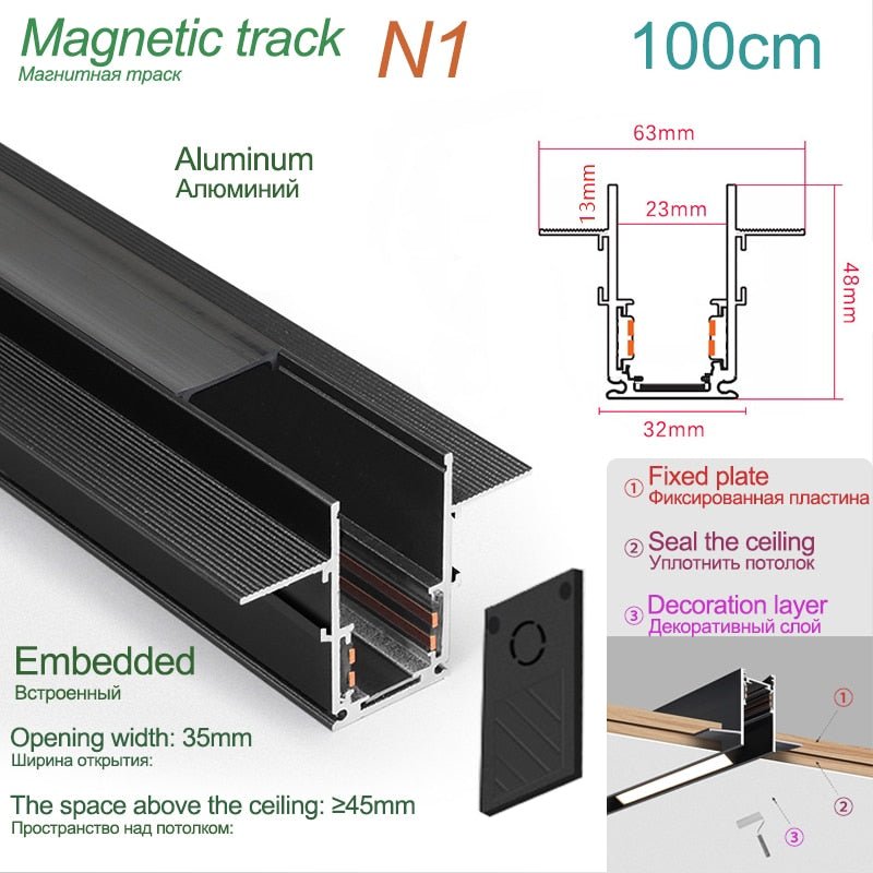 N1 Modern Magnetic Recessed LED Spotlights - Casatrail.com