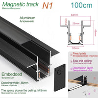 Thumbnail for N1 Modern Magnetic Recessed LED Spotlights - Casatrail.com