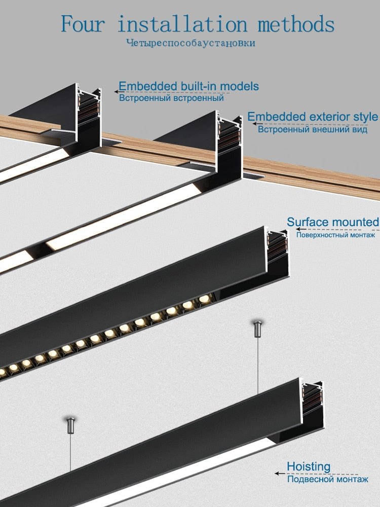 N1 Modern Magnetic Recessed LED Spotlights - Casatrail.com