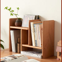 Thumbnail for Natural Wood Telescopic Bookshelf - Casatrail.com