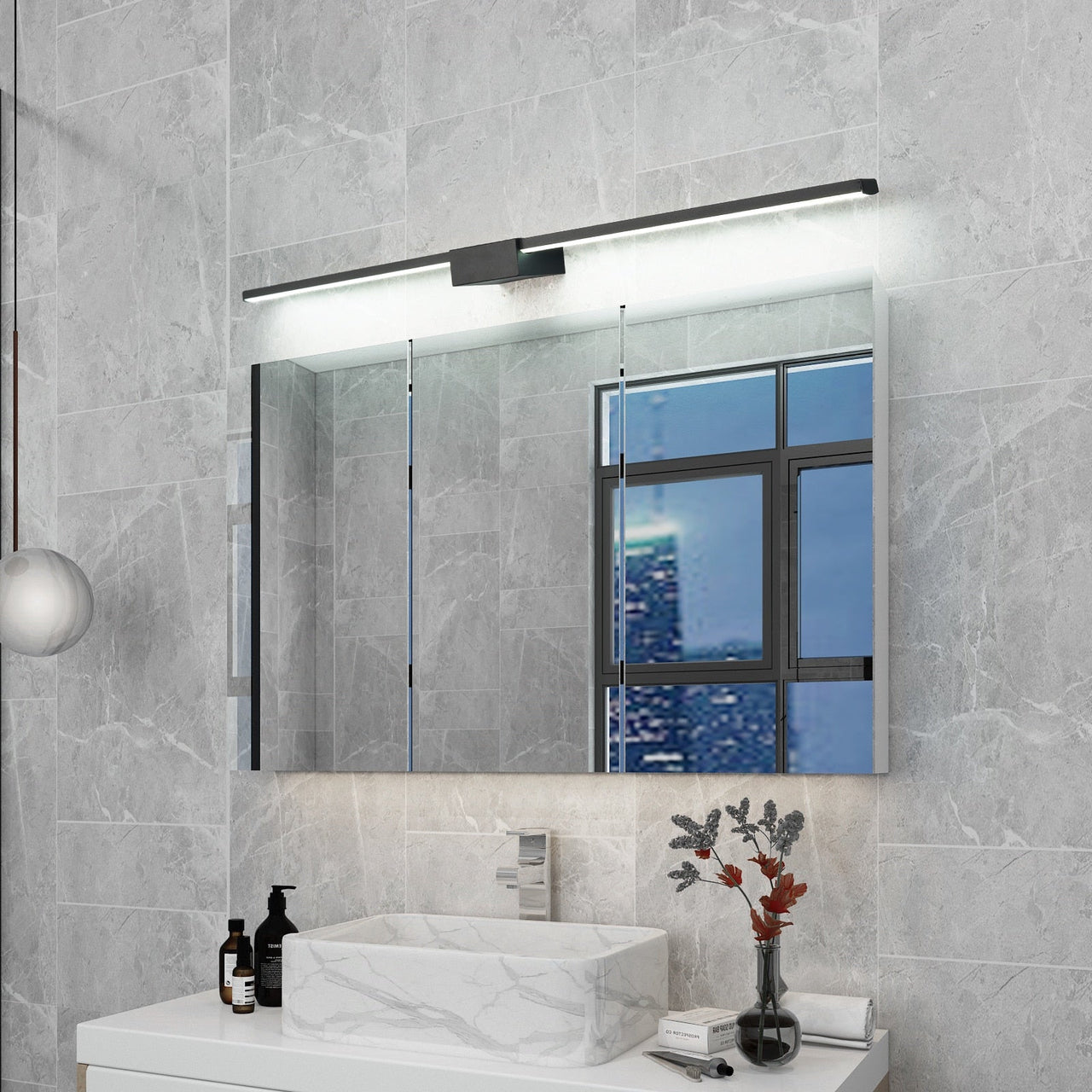 NEO Gleam LED Bathroom Mirror Light - Modern Wall Lamp 19W - 27W - Casatrail.com