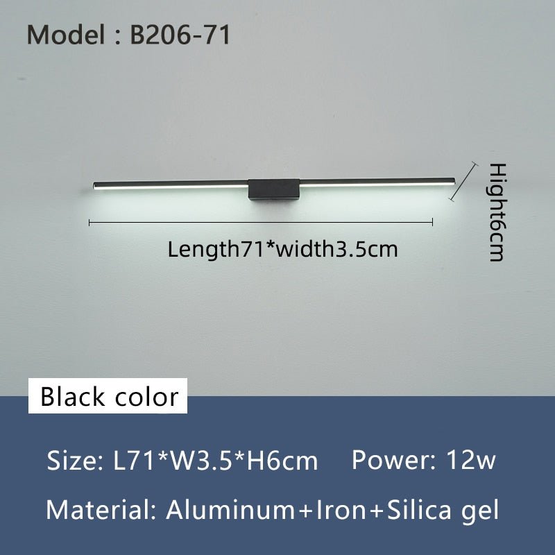 NEO Gleam LED Bathroom Mirror Light - Modern Wall Lamp 19W - 27W - Casatrail.com