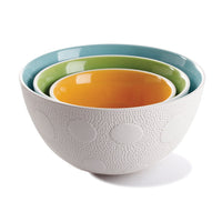 Thumbnail for Nesting textured bowls - set of 3