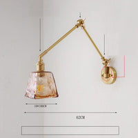 Thumbnail for New Ceramic Copper LED Wall Lamp With Swing Long Arm - Casatrail.com