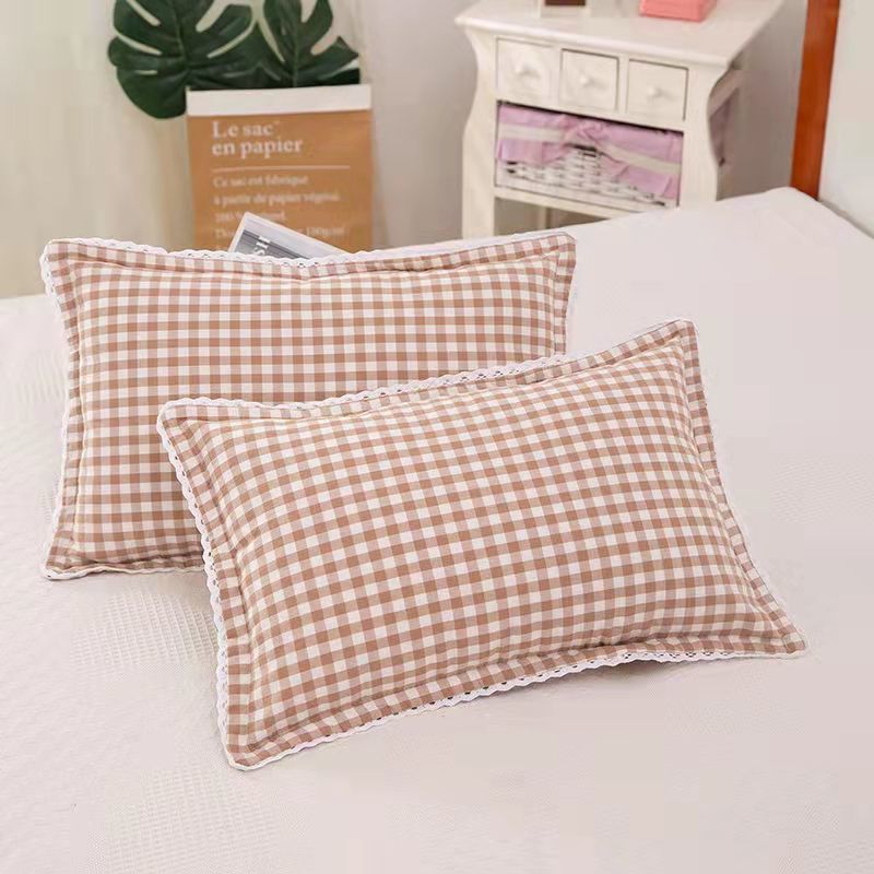 New Cotton Lattice Pillow Case Cover - Casatrail.com