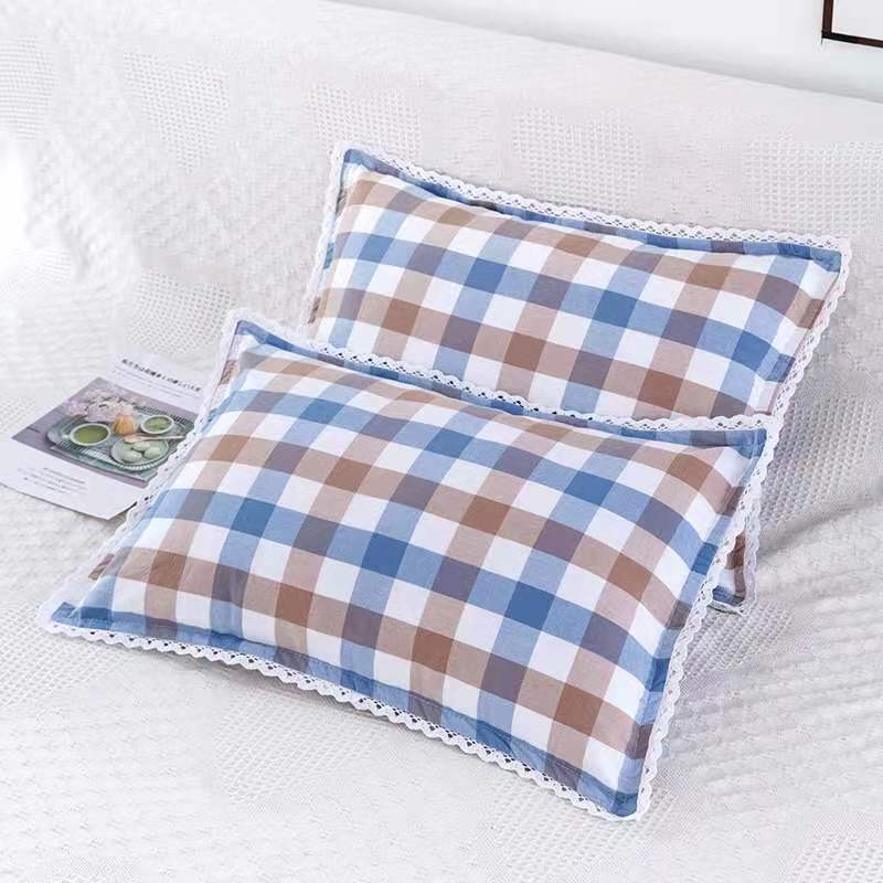 New Cotton Lattice Pillow Case Cover - Casatrail.com
