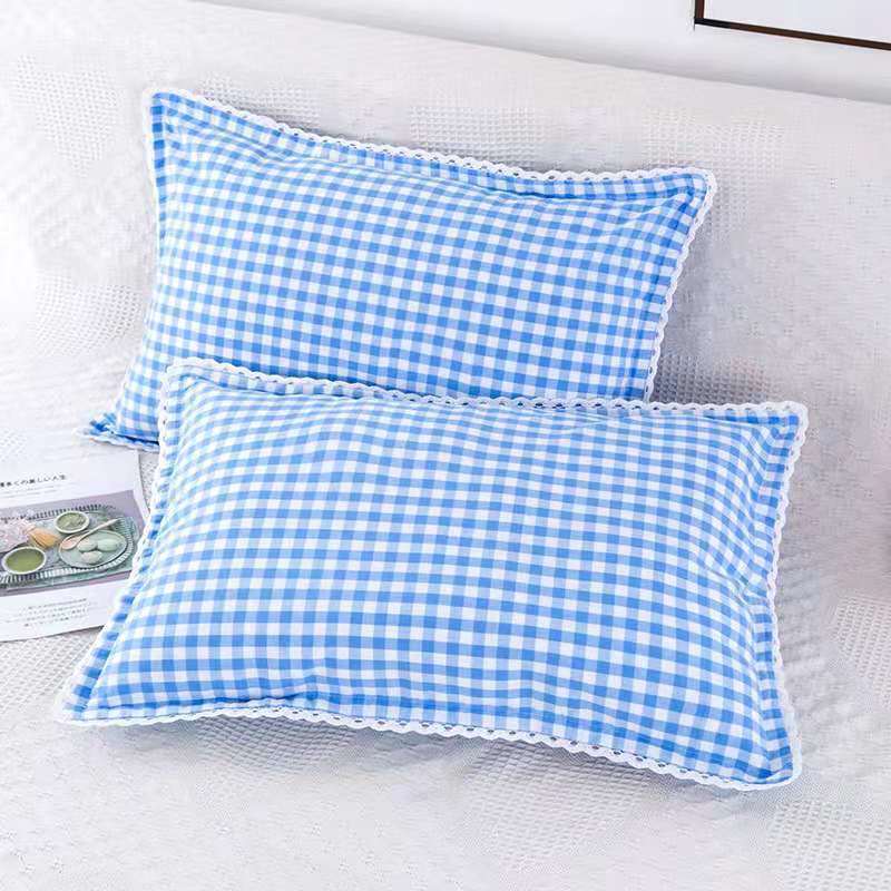 New Cotton Lattice Pillow Case Cover - Casatrail.com