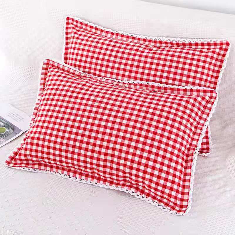 New Cotton Lattice Pillow Case Cover - Casatrail.com