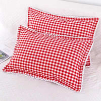 Thumbnail for New Cotton Lattice Pillow Case Cover - Casatrail.com