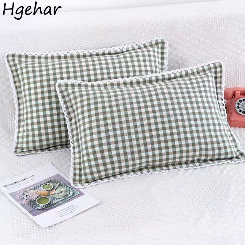 New Cotton Lattice Pillow Case Cover - Casatrail.com