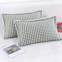 Thumbnail for New Cotton Lattice Pillow Case Cover - Casatrail.com