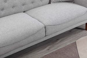 New Gray Linen Convertible Sofa Set - Casatrail.com