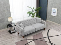 Thumbnail for New Gray Linen Convertible Sofa Set - Casatrail.com
