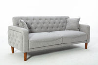 Thumbnail for New Gray Linen Convertible Sofa Set - Casatrail.com