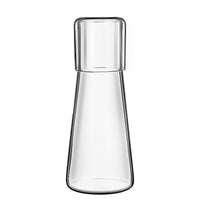 Thumbnail for Night Water Carafe Set with Glass Cup - Clear Glass Pitcher for Bedroom/Nightstand - Casatrail.com