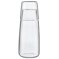 Thumbnail for Night Water Carafe Set with Glass Cup - Clear Glass Pitcher for Bedroom/Nightstand - Casatrail.com